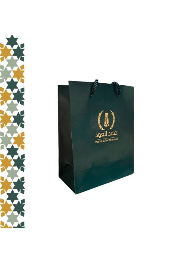 HASD-OUD Ramadan Gift Box Set, featuring the Saudi Arabian logo: one ounce of Maroki oud + a quarter tola of premium blended perfume - Image 3